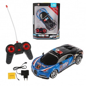 Машина на радиоуправлении 4 канала, свет, амортизаторы, аккумулятор, разные цвета (Наша Игрушка, 200237710)