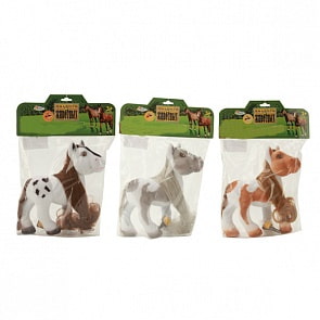 Лошадка c флокированным покрытием, с аксессуарами, несколько видов (Играем Вместе, 3600Rsim)