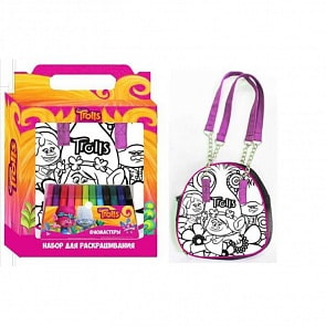 Набор для творчества Тролли - Раскрась сумку (Centrum, 87861)