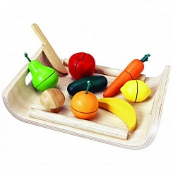 Игровой набор - Фрукты и овощи (Plan Toys, 3416k)