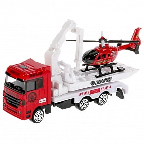 Набор металлических моделей – Эвакуатор, 13 см, с машинкой 7,5 см (Технопарк, 1752176-R) (ассортимент)