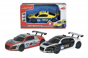 Гоночная машина Audi Le Mans, 19 см., масштаб 1:24, 3 вида  (Dickie, 3763000)