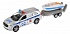 Инерционная металлическая машина Kia Sorento Prime - Полиция, 12 см с лодкой 7,5 см.  - миниатюра №1