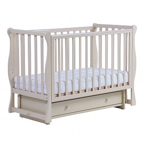 Кровать маятниковая поперечная БИ 40.2 Кубаночка-4, слоновая кость (Кубаночка, КУБ-40.2_слоновая кость)