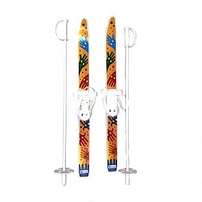 Лыжи детские Тяни-толкай - Лыжики-Пыжики с палками (RT, 7665)