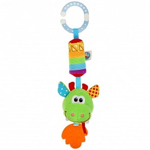 Текстильная игрушка-погремушка Дракон с пищалкой (Умка, RBT-DINO)