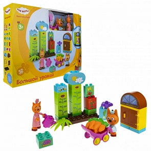 Конструктор Три Кота - Большой урожай, 32 элемента (1Тoy, Т19758)