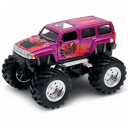 Модель машины – Hammer H3 Big Wheel Monster. 1:34-39 