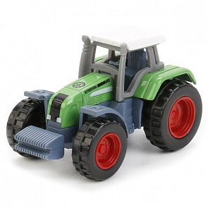Металлическая машинка – Сельхозтрактор, 7 см (Технопарк, 1801B-Rsim)