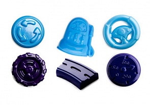 Набор формочек Люкс – Авто, 2 детали (Рославльская игрушка, 4038-пц) (ассортимент)