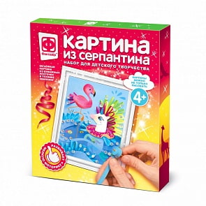 Картина из серпантина Учимся плавать (Фантазер, 967070)