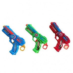 Игровой набор - Бластер, 4 мягкие пули с присосками (Shantou, D189-09) (ассортимент)