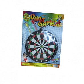 Набор для игры в Дартс - Dart Game, мишень и 3 дротика с липучками (Shantou, D22342sim)