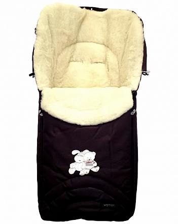 Спальный мешок в коляску №06 – Aurora. Черный 