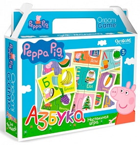 Peppa Pig. Игра настольная. Азбука (Origami, 01573_OR) 