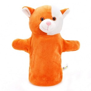 Кукла на руку Рыжий кот, 25 см (Жирафики, 939567)