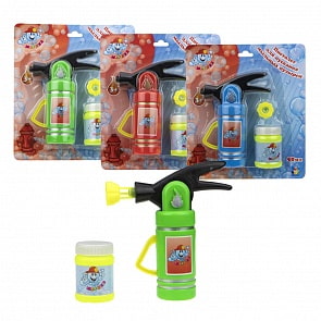 Пистолет механический с мыльными пузырями из серии Мы-шарики! Огнетушитель, разные цвета (1toy, Т15024) (ассортимент)