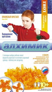 Набор для выращивания кристаллов «Алхимик» оранжевый кристалл (Lori, Вкр-006LR)