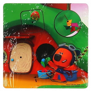 Развивающая настольная игра-вкладыш - Ми-ми-мишки. Домик путешественника (Буратино, СИМБАТ-003)