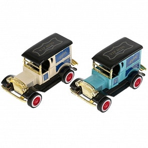 Ретроавто 12 см, свет и звук, открываются двери, инерционный, несколько цветов (Технопарк, 1586690-R) (ассортимент)