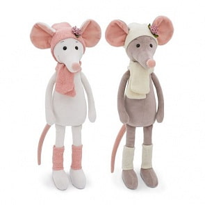 Мягкая игрушка – Мышка Няшка, 20 (Orange, 877109)