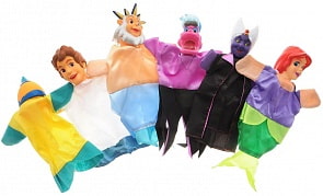 Кукольный театр - Русалочка из серии Сказки Моря, 6 кукол (Жирафики, 68343)