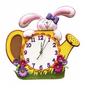 Набор для творчества Часы - Зайка в лейке (Волшебная мастерская, ЧФ-01)