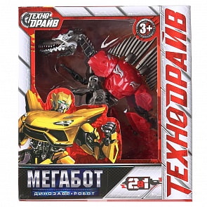 Робот трансформирующийся в динозавра, разные цвета (Технодрайв, 1612L156-R) (ассортимент)