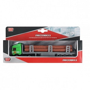 Металлическая машинка - Лесовоз, 15 см (Технопарк, 20127-Rsim)