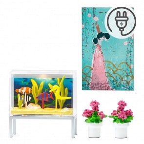 Игровой набор для домика Смоланд - Аквариум и декор (Lundby, LB_60509200)