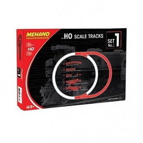 Набор рельс и стрелок для железной дороги Mehano (Mehano, F101)