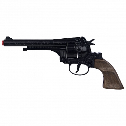 Ковбойский револьвер на 12 пистонов, черный 