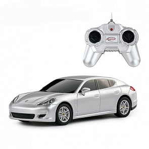 Машина на р/у – Porsche Panamera, 1:24, серебряный (Rastar, 46200S)
