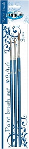 Кисти набор 3 штуки № 2 ,4, 6, шерсть овцы, конус (Centrum, 80657)