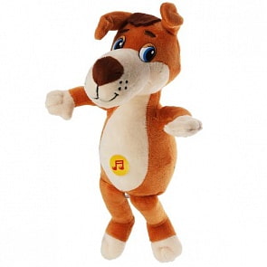 Игрушка мягкая Пес Шарик 19 см Успенский Э.Н. озвученный (Мульти-Пульти, M80267-19)