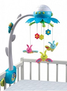 Мобиль музыкальный на кроватку "Цветок" (Smoby , 211374)