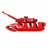 Модель Танк T-90 13 см со светом и звуком башня вращается инерционный   - миниатюра №2