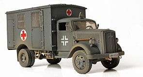 Коллекционная модель - Скорая помощь 4X4 Ambulance, Германия, 1:32 (Unimax, 80092_md)