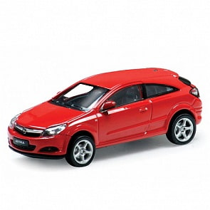 Машинка Opel Astra GTC 2005, масштаб 1:34-39 (Welly, 42365)
