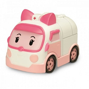 Poli Robocar. Металлическая машинка Эмбер, 6 см (Silverlit, 83163)