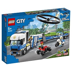 Конструктор Lego® City Police - Полицейский вертолетный транспорт (Lego, 60244-L) - миниатюра
