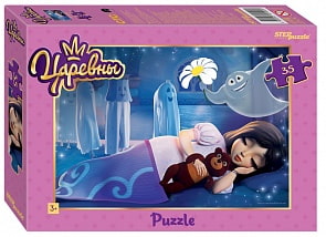 Пазлы – Царевны, 35 деталей (Step Puzzle, 91402)