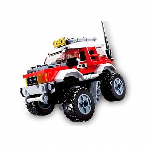 Конструктор - Машина с фигуркой, 145 деталей (Sluban, M38-B0663B)