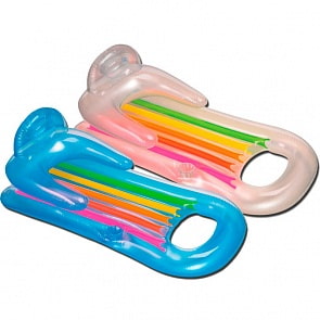 Надувной матрас-кресло с окном, 2 цвета, от 14 лет, 160 х 85 см (Intex, с58802е)