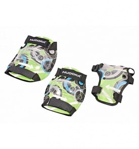 Комплект защиты Green Style, размер S green/зеленый (Hudora, 83340)