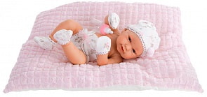Кукла-младенец Бенни в розовом, 42 см (Antonio Juans Munecas, 5090P)