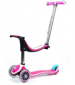 Трехколесный самокат Globber My free Seat 4 in 1 pink, 4580RT