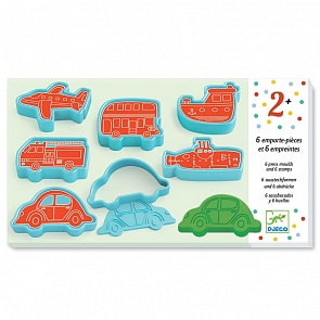 Набор для творчества Лепка Транспорт (Djeco, 09025)