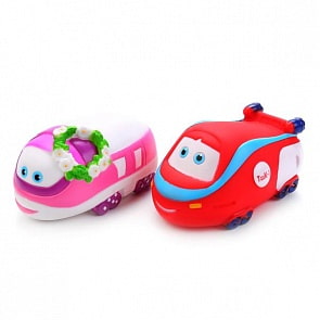 Набор для купания – Паровозик Тишка (Играем Вместе, 175R-PVCКрасБелsim)