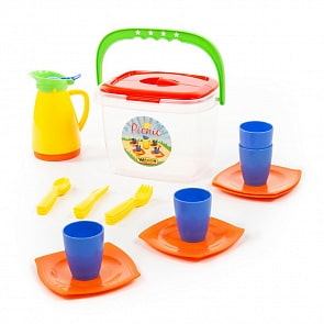 Набор детской посуды для пикника - Алиса №2 (Полесье, 40763)